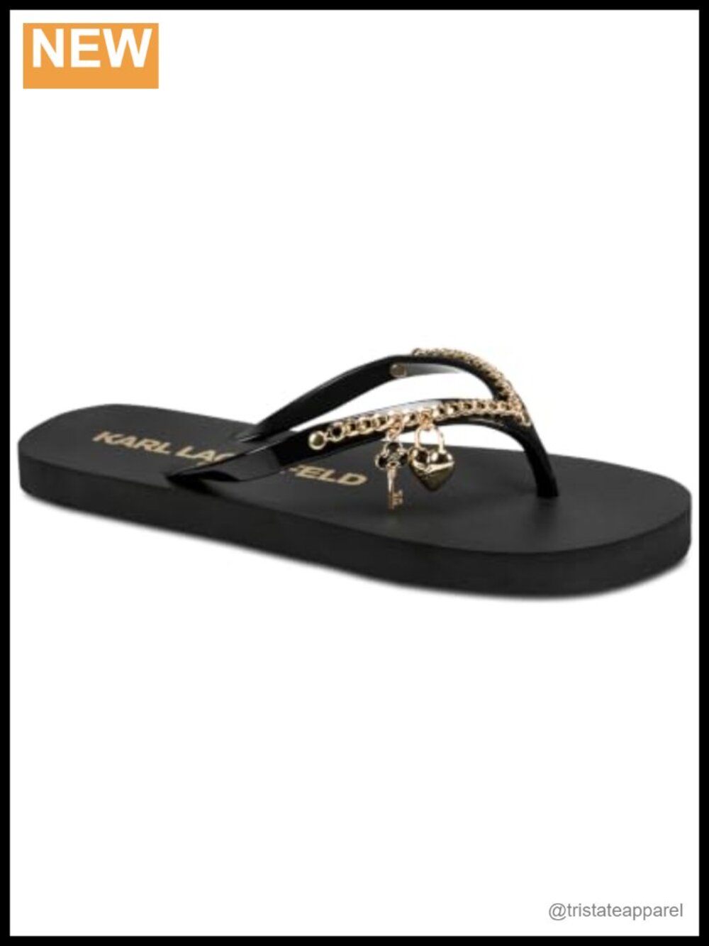 Zemira Chain Flip-Flop Rubber Sole Slip-On Sandal
